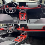 Car-Styling 3D/5D Carbon Fiber Car Interior Center Console Color Change Molding Sticker Decals For A