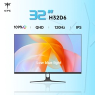 KTC 32“ 2K QHD IPS 120hz Monitor With VESA Frameless Eye Care Tilt Adjust HDR For Office & Light Gam