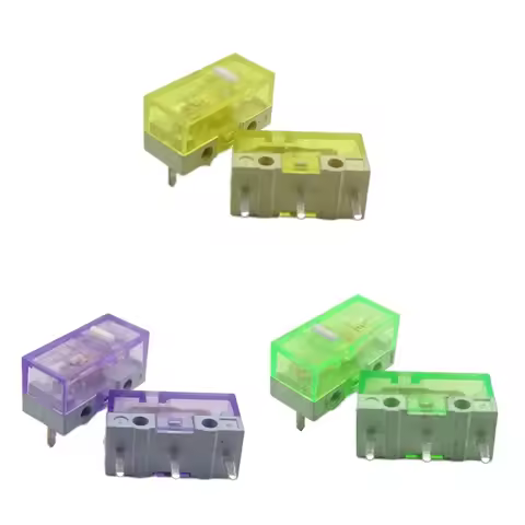 2PCs HUANO Mouse Microswitch 120 Million Clicks Life Mouse Button Micro Switches