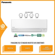Panasonic Standard Inverter R32 Air Conditioner Aircond 4 Star Rating Eco Mode 1.0-2.5HP CSPU9AKH Penghawa Dingin