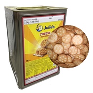 TIN BISKUT JULIE'S CHEESE CRACKERS 3.5KG