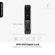 FREE Installation | Yew KX9 Door Digital Lock with sync and Fingerprint
