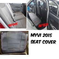 Perodua myvi 2015 FULL SET CAR  seat cover 90% FIT FULL COVER WATERPROOF PVC