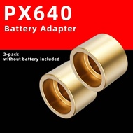 2Pcs Battery Adapter PX640 35GX HM-N Battery Adapter For Film Camera Exposure Meter Camera Metal Acc