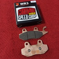 Rear Brake Pads WR3 Sintered Ninja R RR 150 R RR KRR Ninja 250R 250 Carburetor Ninja 250FI 250 FI Ol