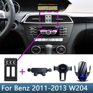 For Mercedes Benz C200 260 300 W204 2011-2013 Car Phone Holder Special Fixed Bracket Base Wireless Charging Interior Accessories
