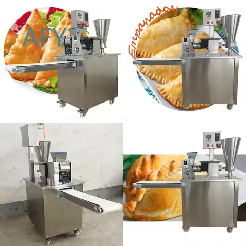 Automatic Samosa Maker for Indian Snacks Dumpling Press Chapati Roller Meat Patty Former Pie Machine