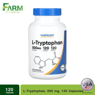 Nutricost L-Tryptophan 500 mg 120 Capsules