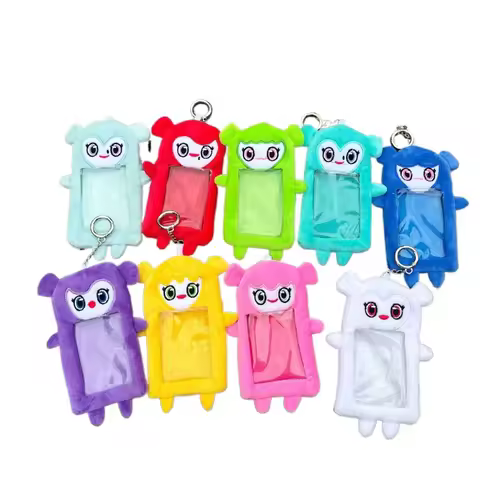 New Kpop Momo Sana Mina Cartoon Plush Keychain Phone Card Holder Soft Keychain Bag Cosplay For Fans 
