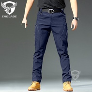 EAGLADE กางเกงสินค้าที่มีกลยุทธ์สำหรับผู้ชายสีฟ้า Ix9 A01