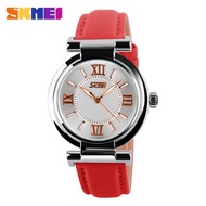 Hot Sell 2019 New SKMEI Fashion Ladie Watch Quartz Brand Women's Leather Strap Women Dress Watch Woman Waterproof Wrist Watches