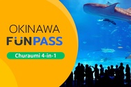 日本-沖繩FunPASS 美麗海4合1｜美麗海+任選3 (成人)