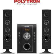 Terbaru SPEAKER POLYTRON PMA 9506 BLACK BLUETOOTH MULTIMEDIA RADIO USB