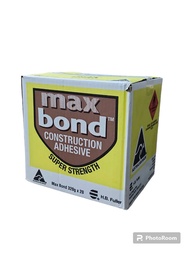 Maxbond แมกบอนด์ กาวตะปู กาวพลังตะปู จากออสเตรเลีย 320g สีน้ำตาล มีแบบหลอดและยกกล่อง(20หลอด)
