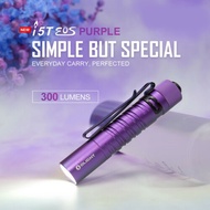 New!!! Olight i5T EOS OD Purple EDC 300 Lumens AA LED Flashlight