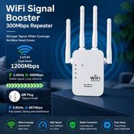 WiFi Range Extender 300Mbps Signal Booster With Ethernet Port, Mesh WiFi Extender Stable Internet Pe