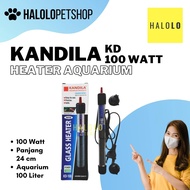 Heater Aquarium Akuarium KANDILA KD 100 Glass Heater Pemanas Air Kolam