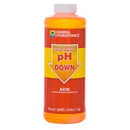 [สินค้าพร้อมจัดส่ง]⭐⭐PH DOWN General Hydroponics ตัวลดค่า pH กรดด่าง ในน้ำ[สินค้าใหม่]จัดส่งฟรีมีบริ