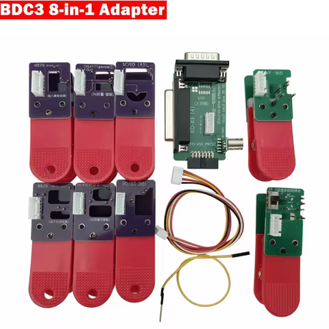 OEM BDC3 8-in-1 Adapter Kit for VAG 5C 5D BMW Encrypted Key Programming & Matching Work with Keydiy 