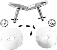 Zieichy 1Pair Hood Pin Twists Locks , Left Right Hood Pin Lock Set Compatible with Oldsmobile Cutlas