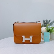 Hermes Constance 24 康康包 金棕銀扣 Epsom 皮