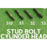 BLOCK STUD BOLT // Cylinder Head STANDARD S1 S2 S3 Y80 Y100 Y110 Y125 RXZ RXS DT125 Skru Tiang Blok 