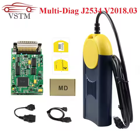 New Actia Multidiag J2534 Multi-diag J2534 2018.03 MultiDiag Access Pass-Thru OBD2 Device Multi Diag