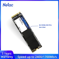 Netac SSD M2 1tb NVME 128GB 512GB M.2 2280 256GB SSD ดิสก์ภายใน Solid State Hard Drive M2 SSD HDD PCIe NVMe 500GB สำหรับแล็ปท็อป