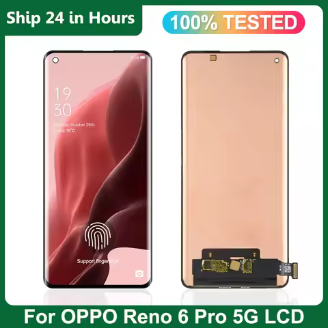6.55" For Oppo Reno 6 Pro LCD Display Replacement +Touch Screen Digitizer Assembly For Reno 6 pro PE