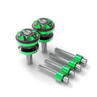 K. POWER สปูนยกล้อ น็อตสปูน สปูนยกรถ สปูนมีเนียม ยกรถ งาน CNC  ใส่ได้หลายรุ่น