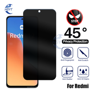 Privacy Tempered Glass For Xiaomi Redmi 13C 12 A2 A2+ A1+ 12C A1 10A 10 10C 9T 9C 9A 8A 7A Note 13 12T 12S 12 11S 11 10 10S 9 9S 8 7 5G Pro Pro+ Max 4G Screen Protector Anti-Peeping Film