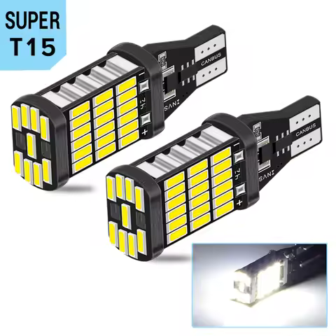 2pcs W16W T15 921 Led Canbus No Error Reverse Light 12v 16w W2.1x9.5d Auto Tail Bulb 912 Backup Lamp