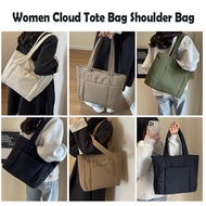 2024 Women Cloud Tote Bag Simple Puffer Shoulder Bag Simple Cloud Bag Casual Tote Bag