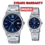 [2YEARS WARRANTY] Casio MTP-V002D-2B3 & LTP-V002D-2B3 Men Watch Ladies Watch Couple Watch V002D-2B3 