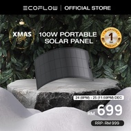 [Xmas Sales] ECOFLOW Flexible Solar Panel with High Efficiency Solar Modules IP68 Waterproof (100W)