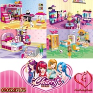 Phòng Của Các Bạn Gái Đồ Chơi Lắp Ráp Xếp Hình Friends Brick Enlighten Qman MOC DIY