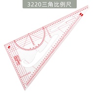 Scale Triangle Ruler 3220 (Pattern Ruler) Pattern Ruler Cutting Bed Scale/Clothing Factory Tools Clo