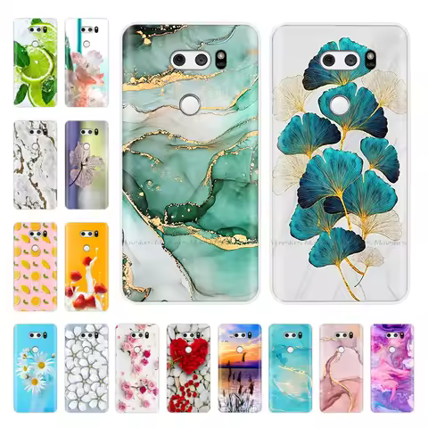 For LG V30 / V30+ Case Soft Silicone Shockproof TPU Back Cover for LG V30 Plus V20 Cases V30S Thinq 