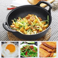 Cast Iron Pot Uncoated And Non Stick wok Casserole kitchen cooking pot cast iron skillet Cookware wok pan fry pan