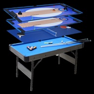 Home Indoor Children's Pool Table Family Folding Pool Table Three-in-One Parent-Child Mini Pool Tabl