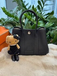 Hermes🌟mini Garden Party 黑銀 stamp K