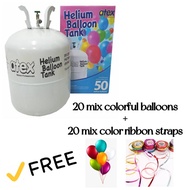 【FREE Balloons/Ribbon】Helium Balloon Gas Tank Helium Gas for Party Decoration