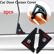 2Pcs/set Suzuki Car Door Corner Anti-collision Sticker Car Door Protector Bumper Rubber Anti-Scratch