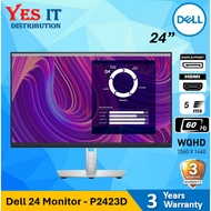 Dell 24 Monitor - P2423D | DisplayPort  / HDMI / QHD 2560 x 1440 at 60 Hz / 5 MS