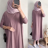 Lavina Midi Dress Combed Cotton Material