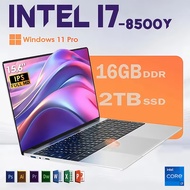 Laptop Devices For Games Intel Core i7-8500Y 15.6-inch Study Office Computer Windows 11 Pro Fingerpr