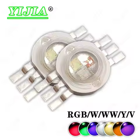 High Quality RGB RGBW RGBWW LED COB Chip 3W 4W 5W 6W 8W 9W 10W 12W Colorful Light Beads For 3 6 9 12