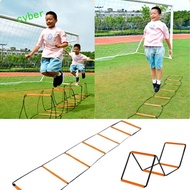 CYBERLINX Soccer Speed Ladder, Instant Set-up Orange Agile Ladder, Durable Multifunctional Foldable 