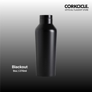 CORKCICLE 9oz CANTEEN INSULATED WATER BOTTLE - BLACKOUT (266ml)