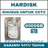 Techtronics | 6000GB HARD DISK 6TB HDD FOR INTERNAL CCTV